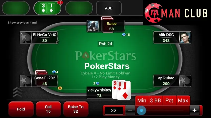 Các loại hình chơi poker tại ManClub